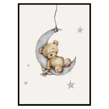 Poster Gallerix Sleeping Teddy