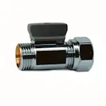 Kulventil Vatette 11136 Rak Cu-Utv Ventil med Vred