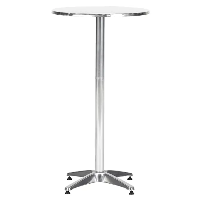 Barbord Ute Outfit Aluminiumbord med Justerbar Höjd Ø60 cm