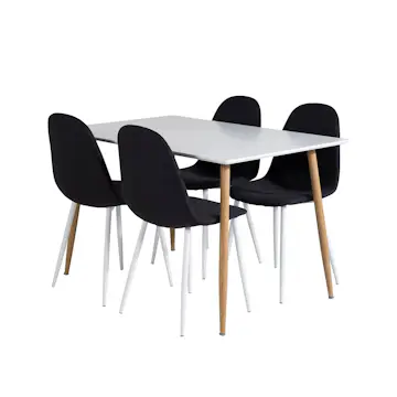 Matgrupp Venture Home Pobbie med 4 Stolar Polyestertyg