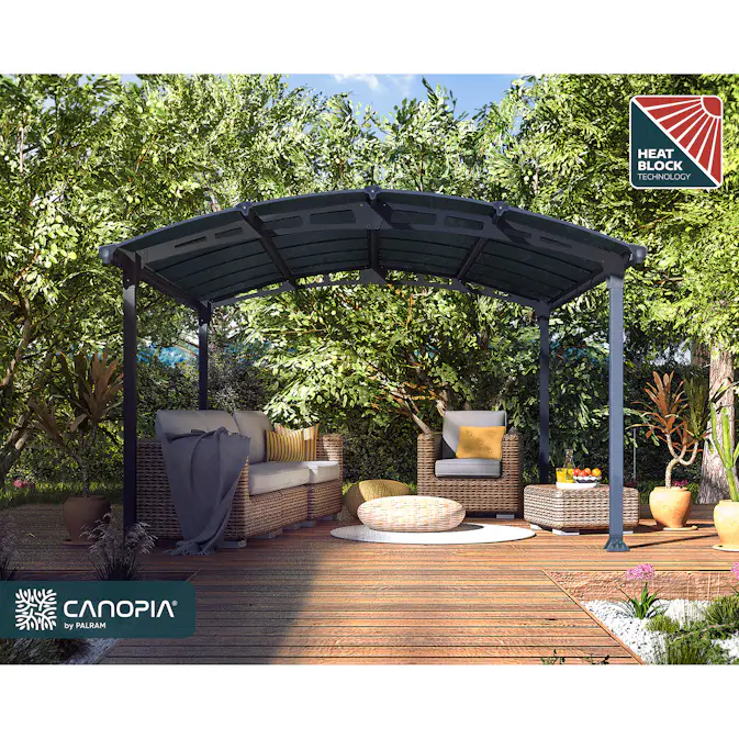 Canopia Tucson Hardtop Aluminium Paviljong För Hela Säsongen 3,6 X 4,3 m