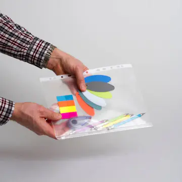 Plastficka KEBA med Blixtlås PP 0,15 mm 5-pack