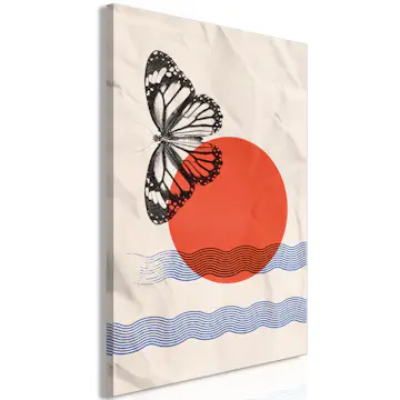 Tavla Arkiio Butterfly and Sunrise