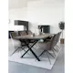 Matstol House Nordic Harbo Sammet Vridbar
