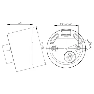 Armatursockel Ifö Electric IP54 Sned E27