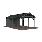 Carport Palmako Robert 23,1 m2 med Förråd