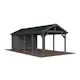 Carport Palmako Robert 23,1 m2 med Förråd