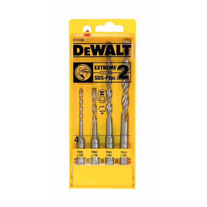 Borrsats DeWalt SDS+ DT9700 4 Delar Extreme 2