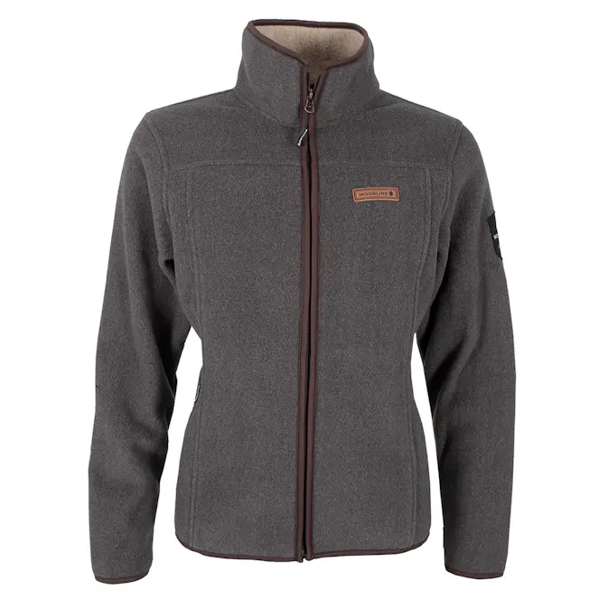 Fleecetröja Woodline Bolmen Grå Dam