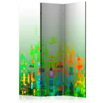 Rumsavdelare Skärmvägg Arkiio Abstract City 135x172 cm