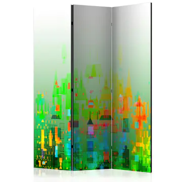 Rumsavdelare Skärmvägg Arkiio Abstract City 135x172 cm