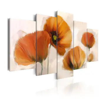 Tavla Arkiio Artistic Poppies 5 delar