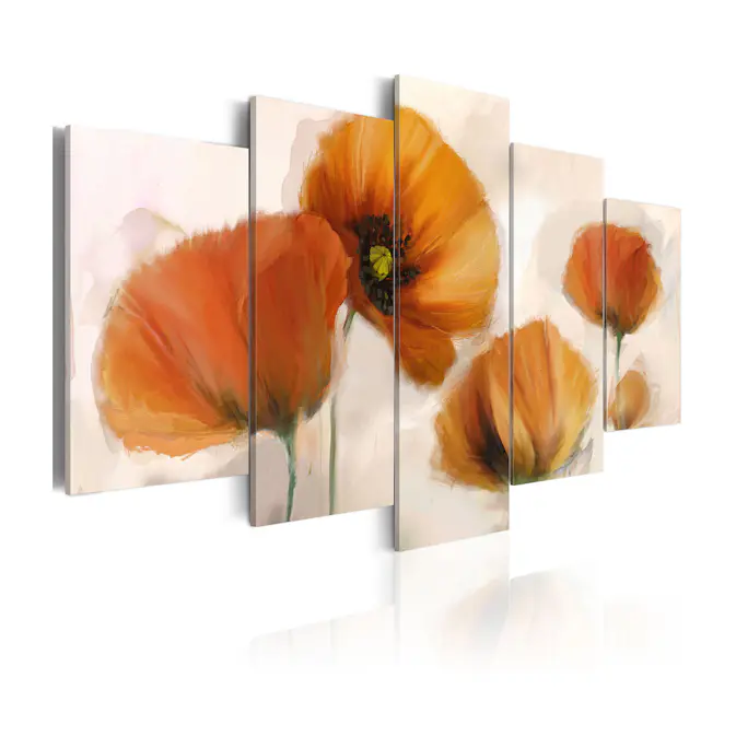 Tavla Arkiio Artistic Poppies 5 delar
