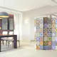 Rumsavdelare Skärmvägg Arkiio Colorful Mosaic 135x172 cm