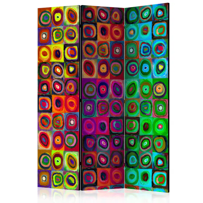 Rumsavdelare Skärmvägg Arkiio Colorful Abstract Art 135x172 cm