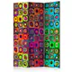 Rumsavdelare Skärmvägg Arkiio Colorful Abstract Art 135x172 cm