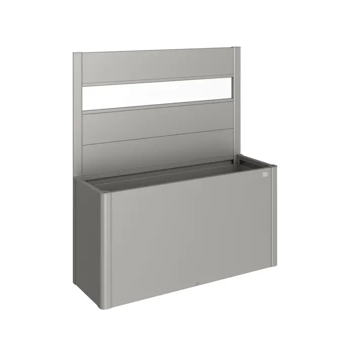 Skärmvägg Biohort till Belvedere Planteringslåda med Akrylglas 91x4x152 cm