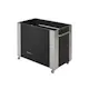 Blomlåda PLUS Cubic Svart 87x50x70 cm
