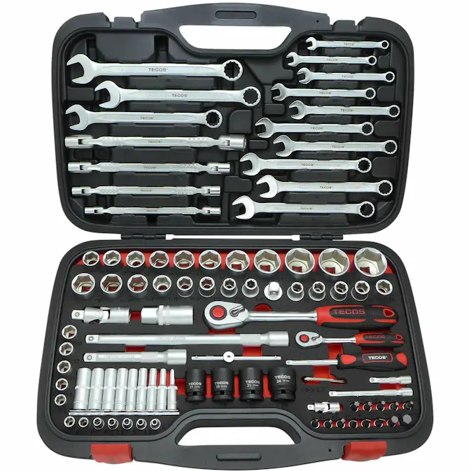 Hylsnyckelset Tecos T-2094 1/2 Tum+1/4 Tum