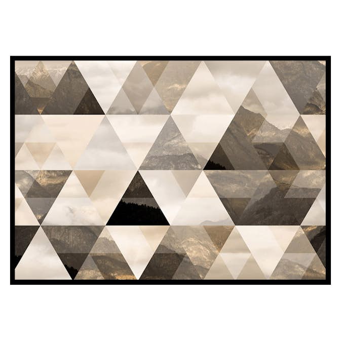 Poster Gallerix Geo Designed Landscape