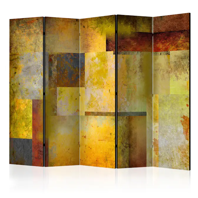 Rumsavdelare Skärmvägg Arkiio Orange Hue of Art Expression II 225x172 cm