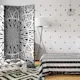 Rumsavdelare Skärmvägg Arkiio White Mandala 135x172 cm