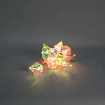 Batteridriven Ljusslinga Gnosjö Konstsmide 10 LED Glober m. Timer