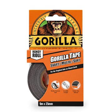 Tejp Gorilla Tape Praktisk Rulle 9,14mx25mm