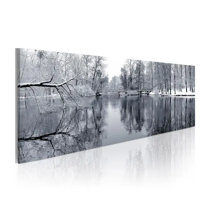 Tavla Arkiio Landskap Vinter