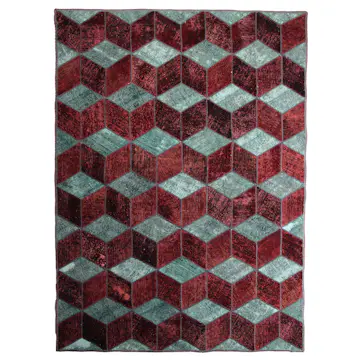 Persisk Patchworkmatta D-sign Handknuten 750783