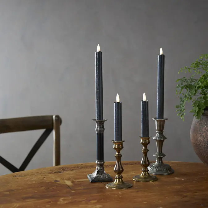 Antikljus Star Trading Flamme 2-pack Svart 150 mm