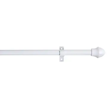 Gardinsstångsset Kirsch Caféstång Vit för Gardinupphängning