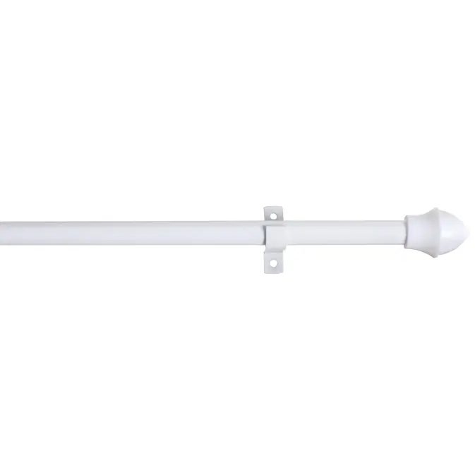 Gardinsstångsset Kirsch Caféstång Vit för Gardinupphängning