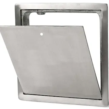 Klaffventil Bårebo 102 Aluminium 150x150 mm