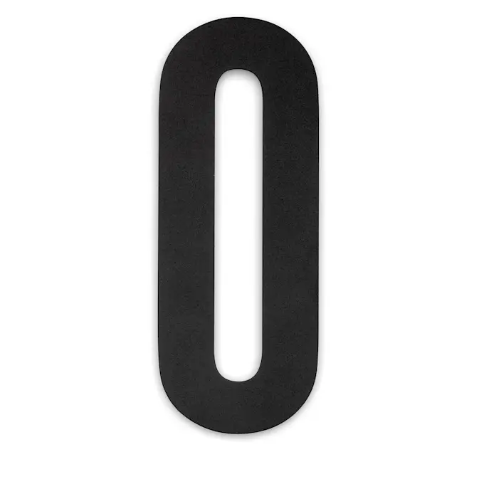 Husnummer Habo Work Svart Siffra 0-9