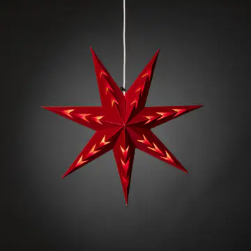 Adventsstjärna Gnosjö Konstsmide 5952 Sammet 60 cm