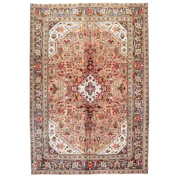 Persisk Matta Arkiio Tabriz Patina 195x287