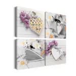 Tavla Arkiio Hearts And Flowers