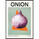 Poster Gallerix Onion Vintage Art