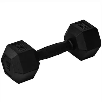 Hexhantel Master Fitness Gummiklädda för Bättre Grepp