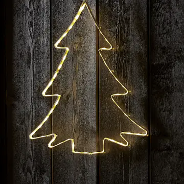 Dekorationsbelysning Star Trading Lumiwall Gran