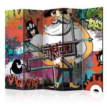 Rumsavdelare Skärmvägg Arkiio Street Movie II 225x172 cm