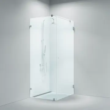 Duschhörn Strømberg Lucca 130 Fastvägg med Dörr