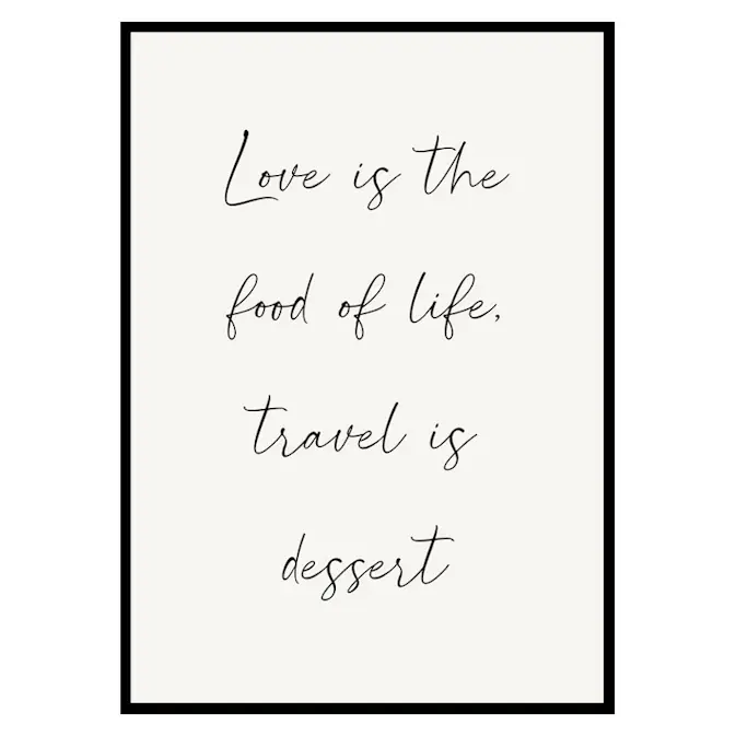 Poster Gallerix Food Of Life