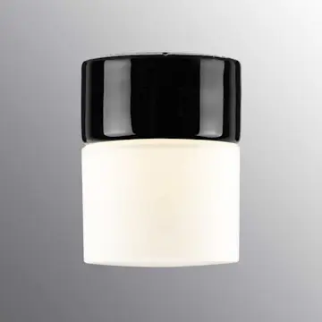 Vägg-/Taklampa Ifö Electric Opus 100/125 Svart Rak IP44 G9