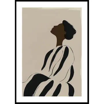 Poster Gallerix Gouache Femelle