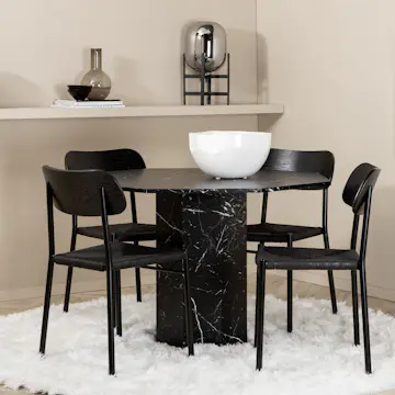 Matgrupp Venture Home Marbs med 4st Polly Stolar