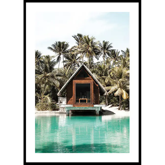 Poster Gallerix Waterfront Bungalow