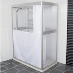 Stänkskyddsdraperi Västia