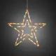 Dekorationsbelysning Gnosjö Konstsmide Stjärna 58 cm LED Vit